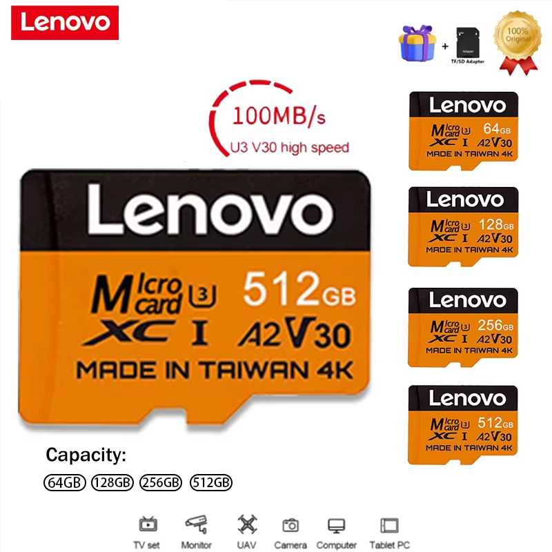 Gaming Console Lenovo - Karty pamięci Lenovo Secure 512GB SD