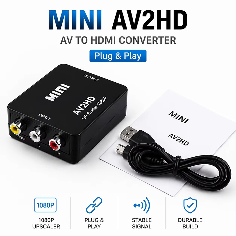 Gaming Console All In One - Konwerter HDTV RCA AV CVBS L/R