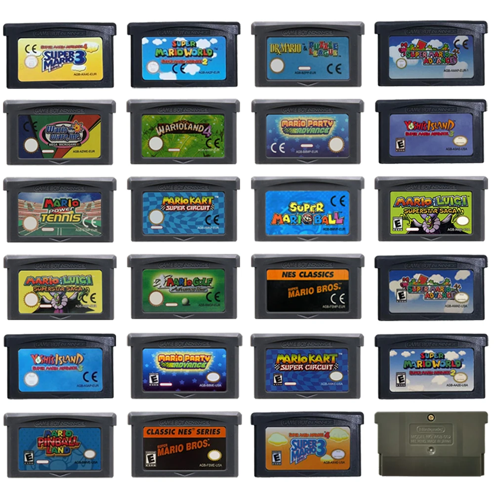 Gaming Console Video - •Kaseta z grą GBA 32-bitowa seria