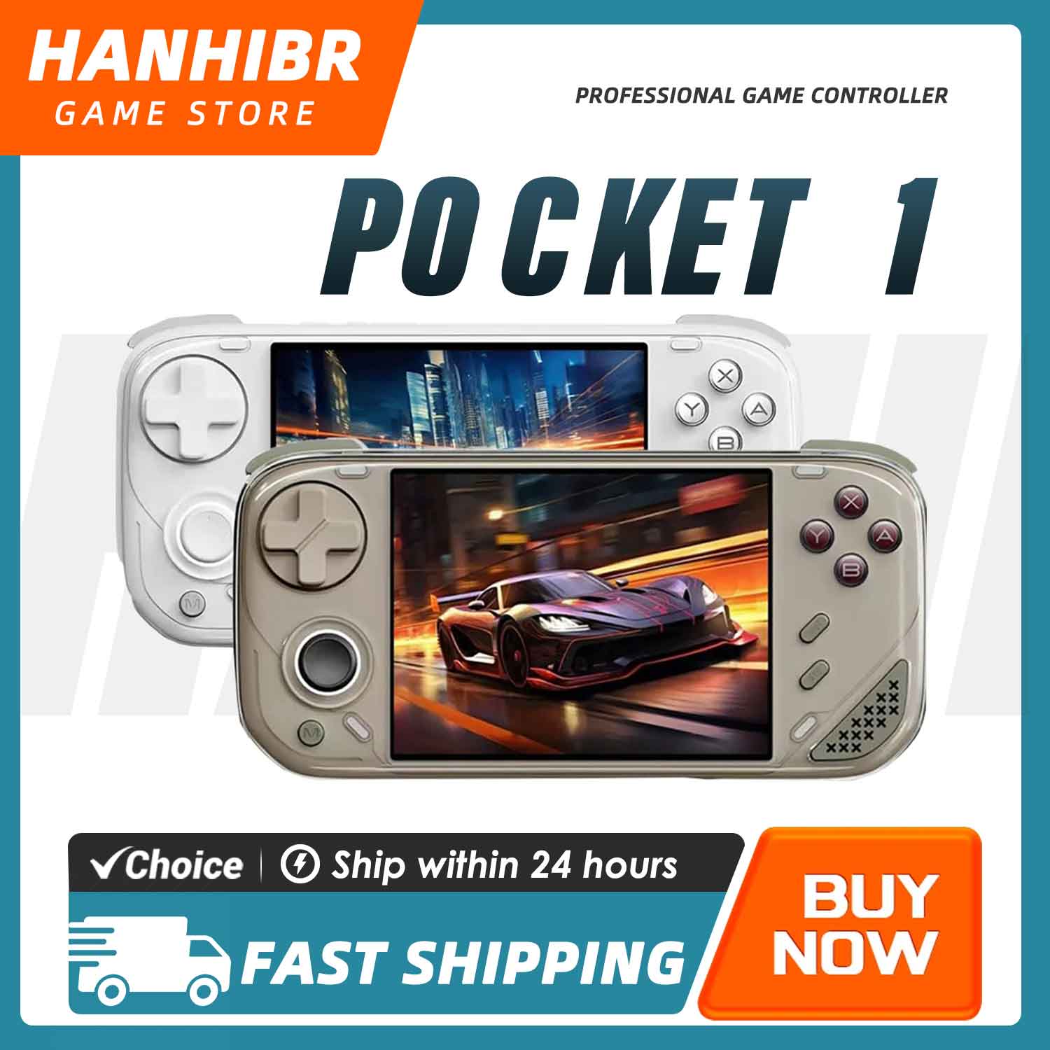 Gaming Console Minecraft - MINILOONG POCKET 1 Przenośna Konsola do