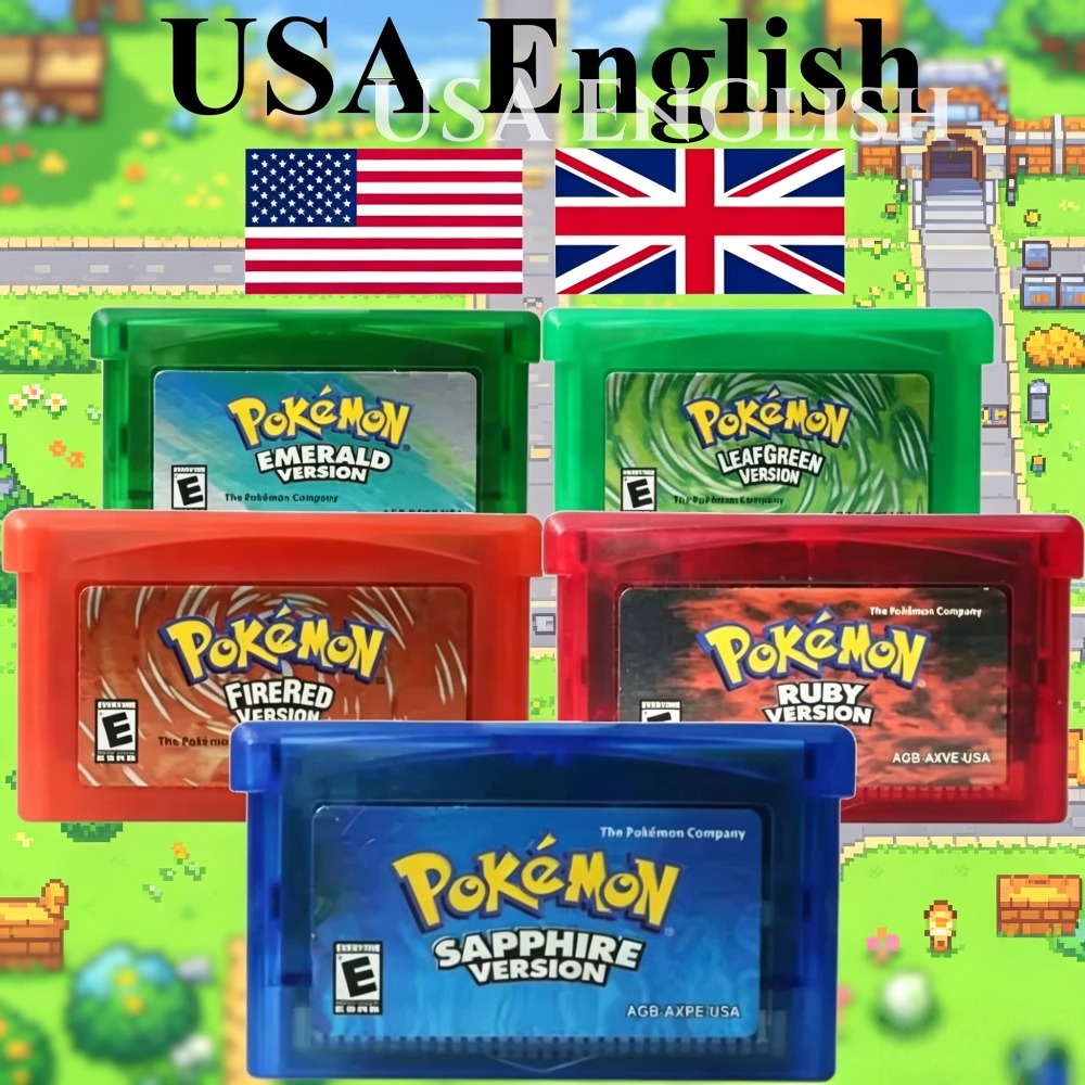 Gaming Console Video - Gra GBA Pokemon Series 32-bitowy kartridż