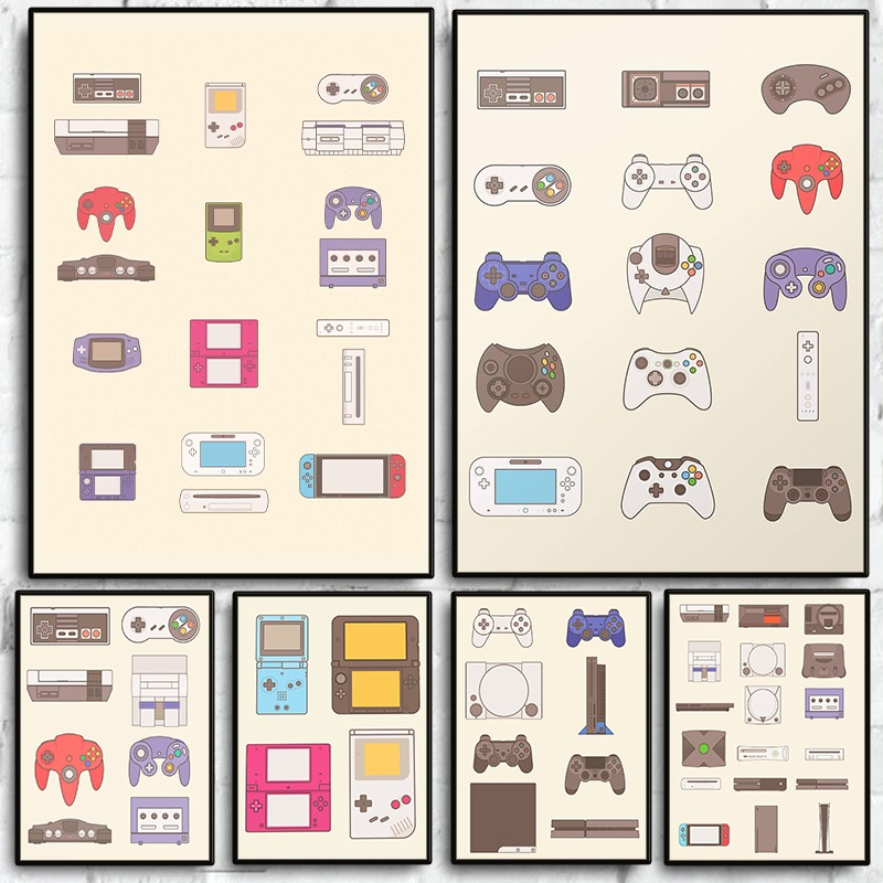 Gaming Console Picture - Obraz na płótnie (2D) - Plakat