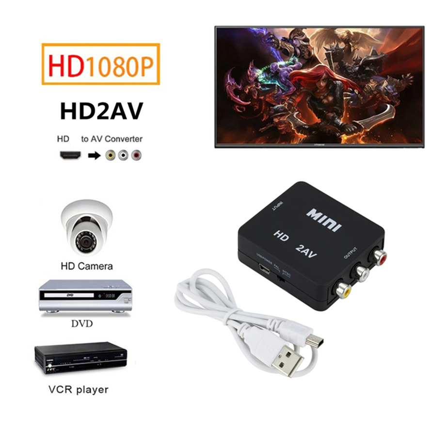 Konwerter HDTV RCA AV CVBS L/R – Gaming Console All In One recenzja i cena