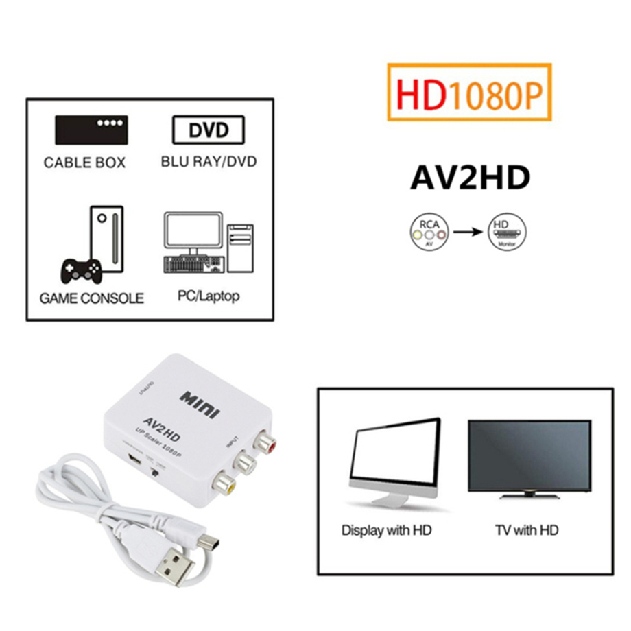 Konwerter HDTV RCA AV CVBS L/R – Gaming Console All In One recenzja i cena