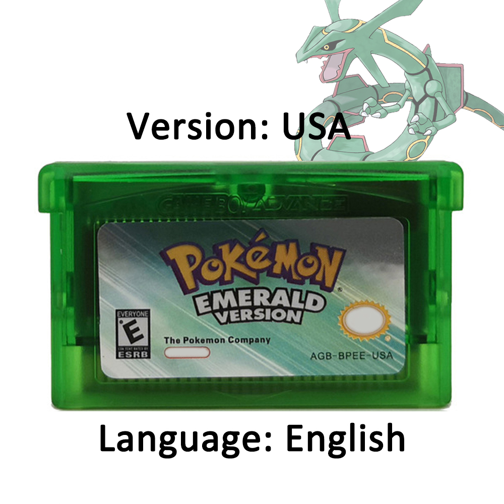 Karta do gry Pokemon GBA Seria – Gaming Console Video recenzja i cena