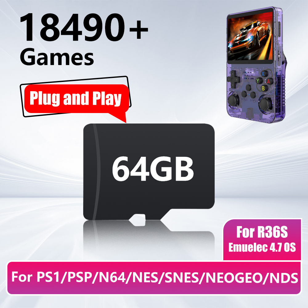 Karta do gier 64GB do konsoli  – Gaming Console R36S recenzja i cena