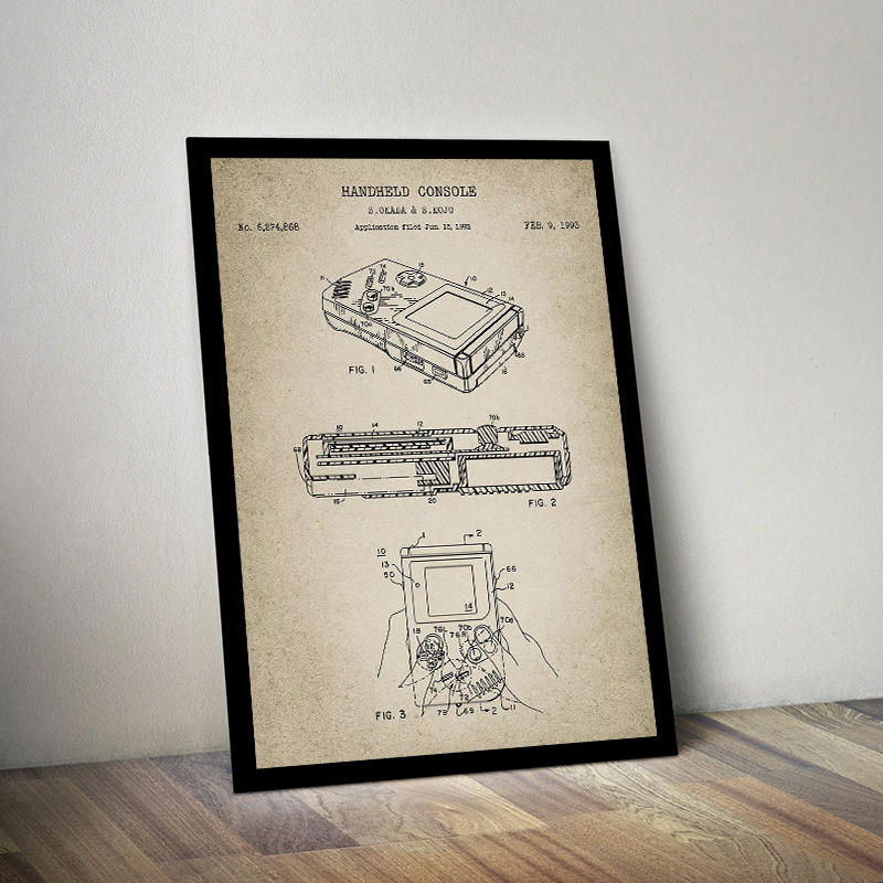 Plakat z planem klasycznej kon – Gaming Console Picture recenzja i cena
