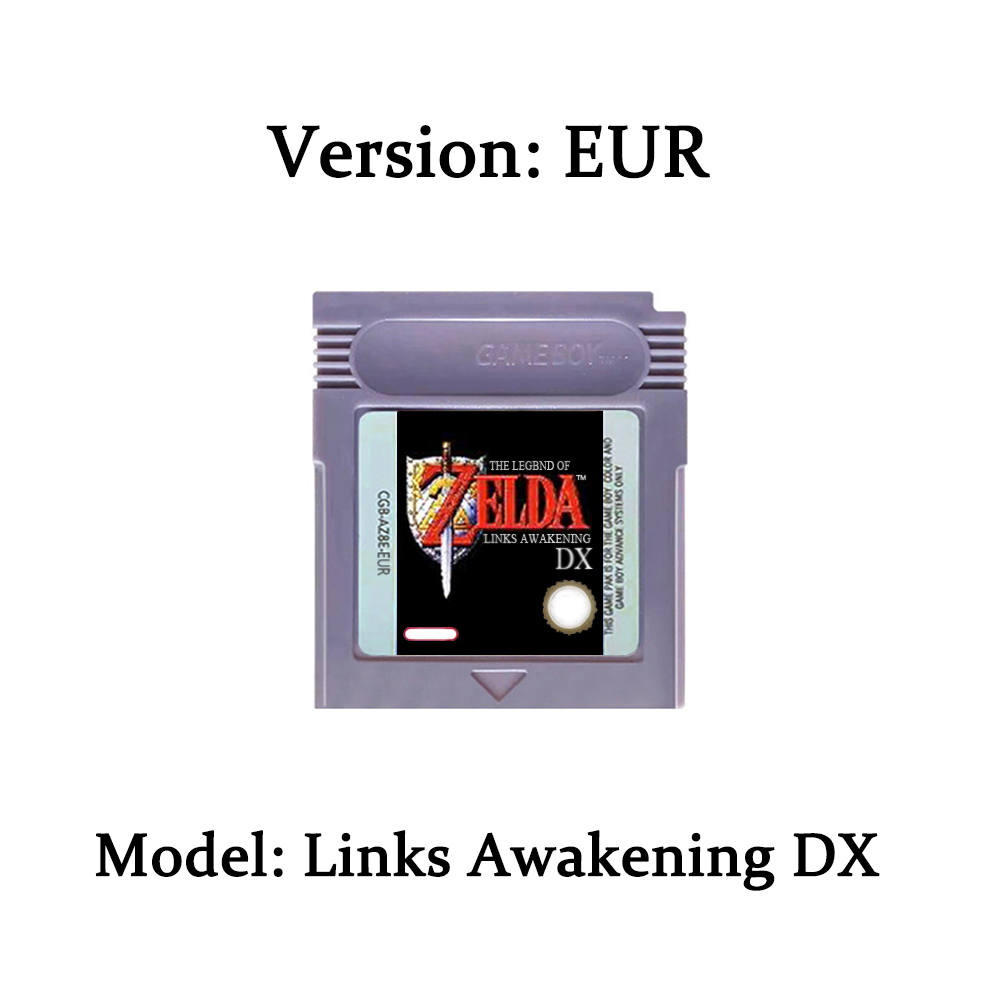 Karta Zelda GBC 16-bitowa, kar – Gaming Console Video recenzja i cena