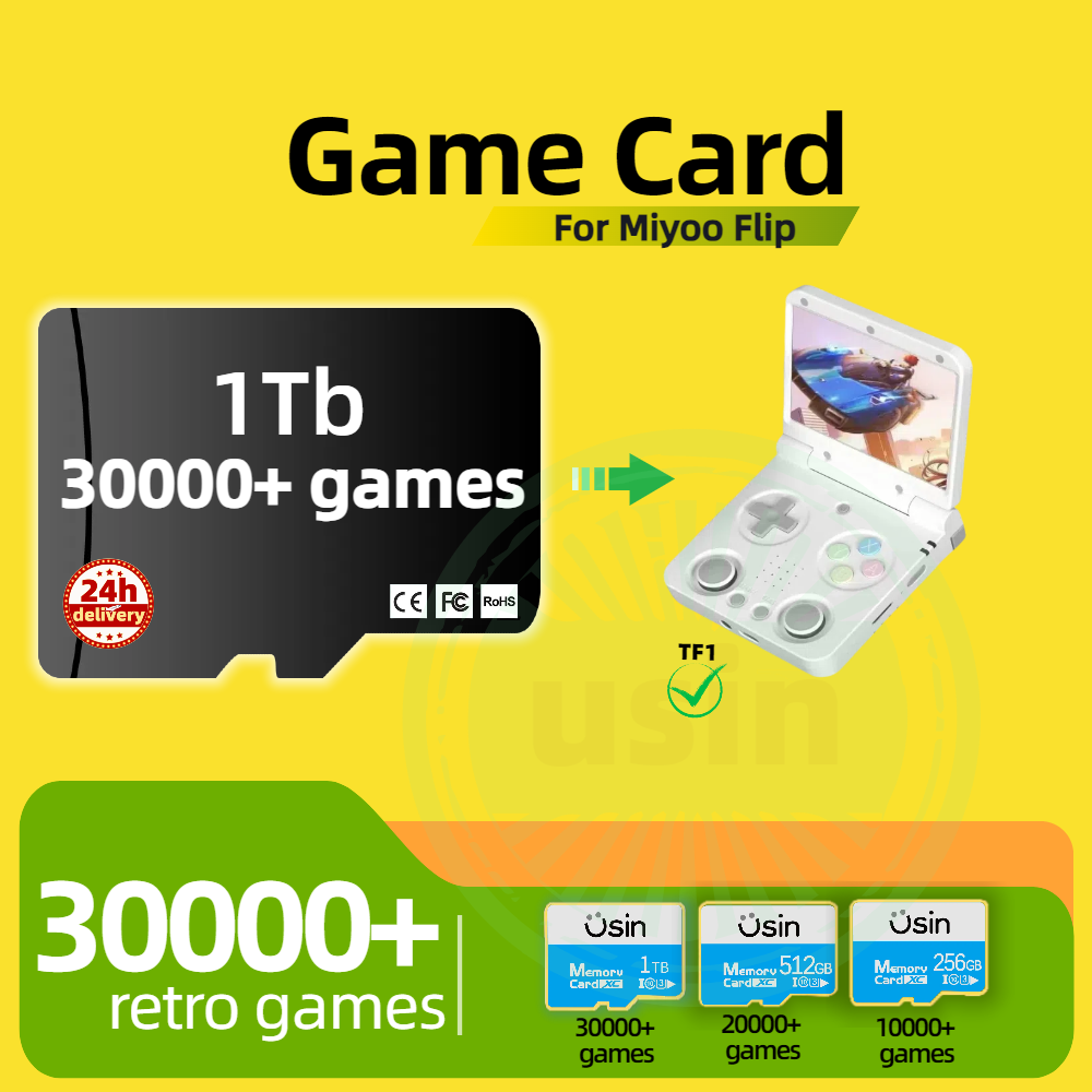 Karta do gry Miyoo Flip 30000+ – Gaming Console Retro Handheld recenzja i cena