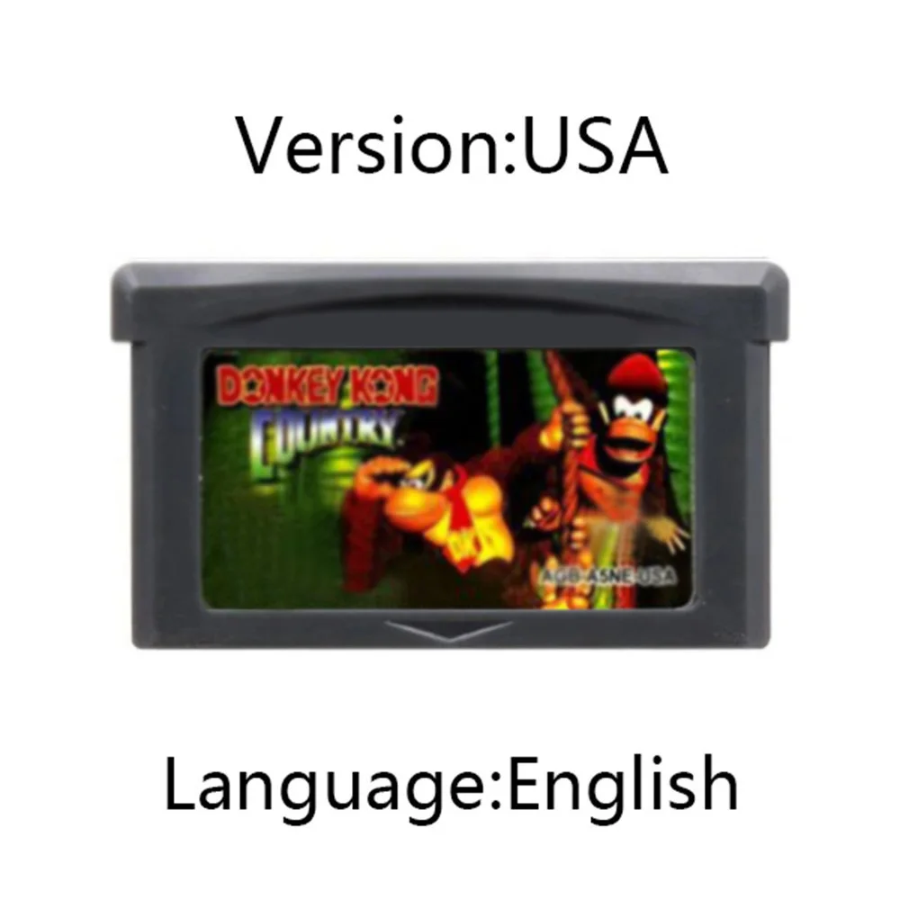 Donkey Kong GBA Gra 32-bitowa  – Gaming Console Video recenzja i cena
