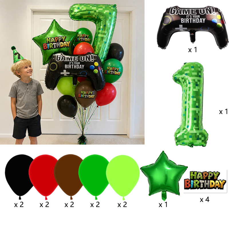Balon foliowy Pixel Miner, zie – Gaming Console Minecraft recenzja i cena