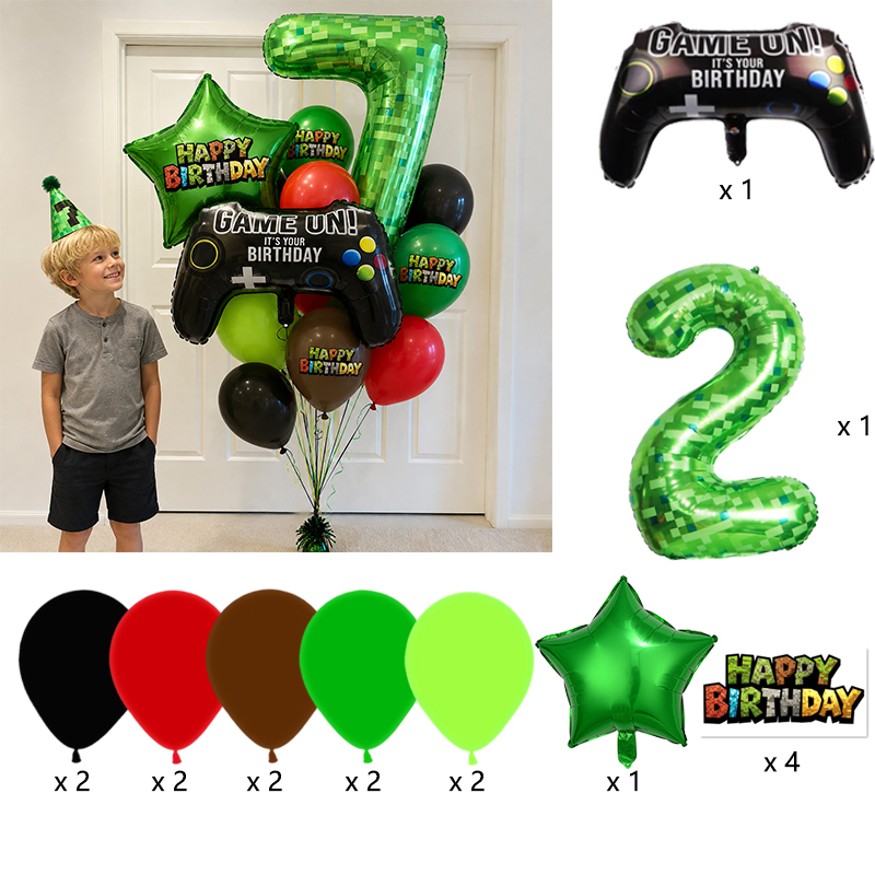 Balon foliowy Pixel Miner, zie – Gaming Console Minecraft recenzja i cena
