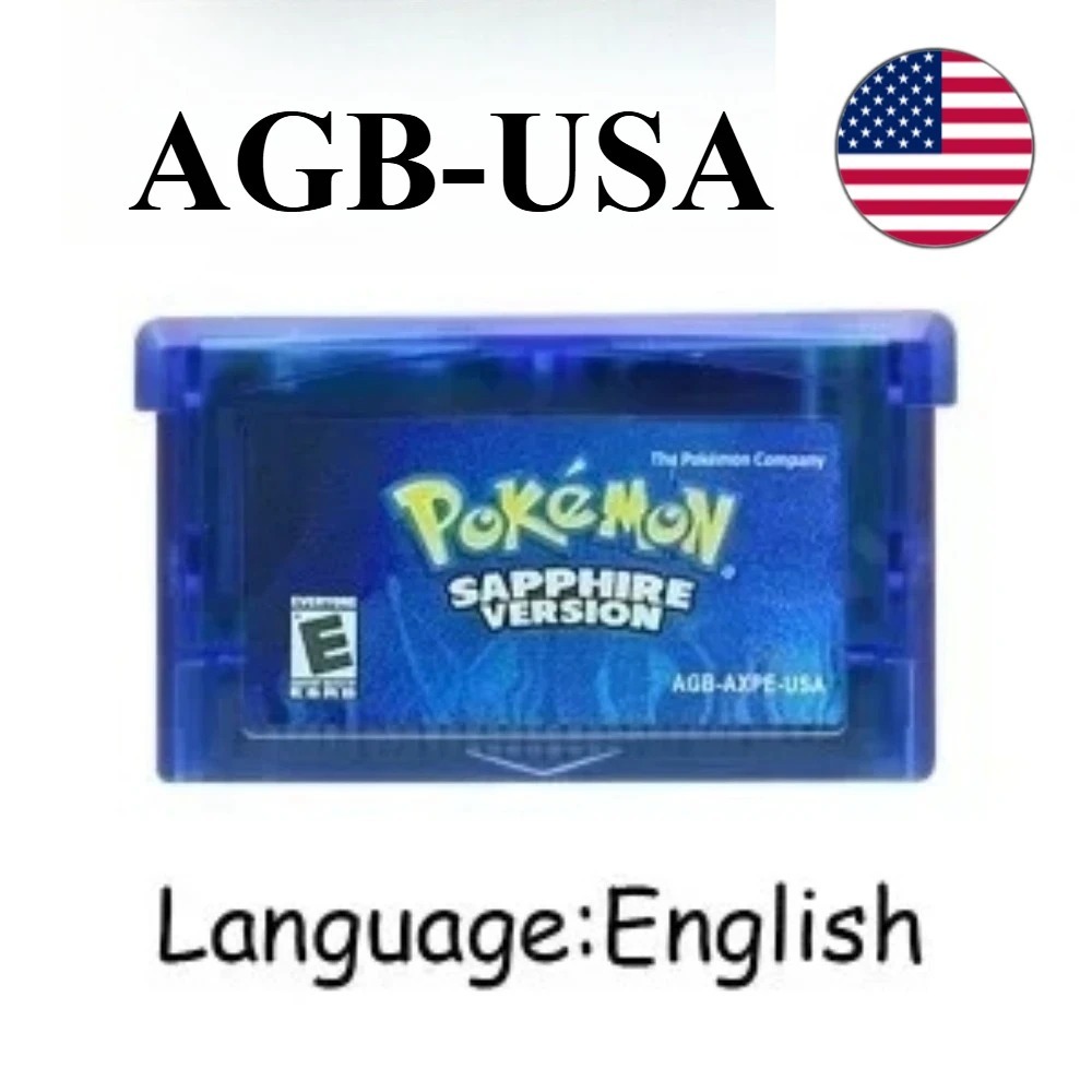 Gra GBA Pokemon Series 32-bito – Gaming Console Video recenzja i cena