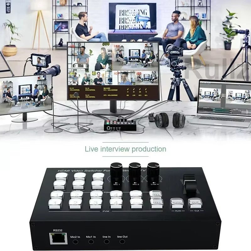 Przełącznik miksera wideo 4K 4 – Gaming Console All In One recenzja i cena